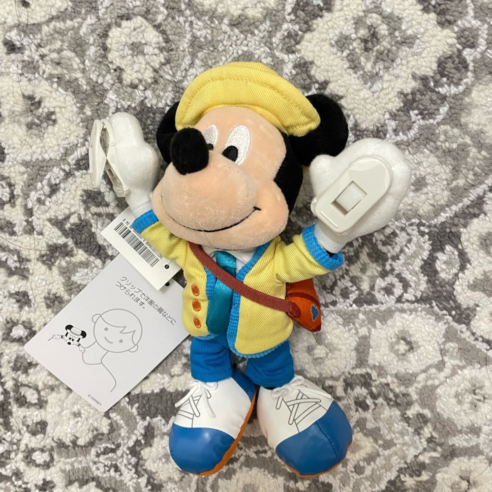 Disney Mickey Mouse Clip-On Plush